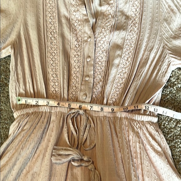 L Love Blush Pink Short Sleeve Mini Dress with Adorable Feminine Details - Picture 6 of 7